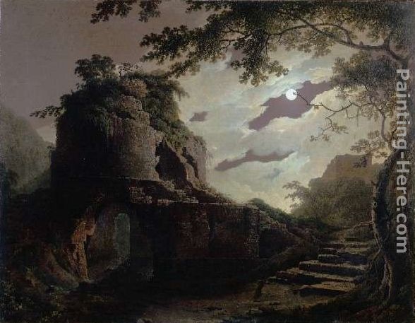 Virgil's Tomb painting - Joseph Wright of Derby Virgil's Tomb art painting